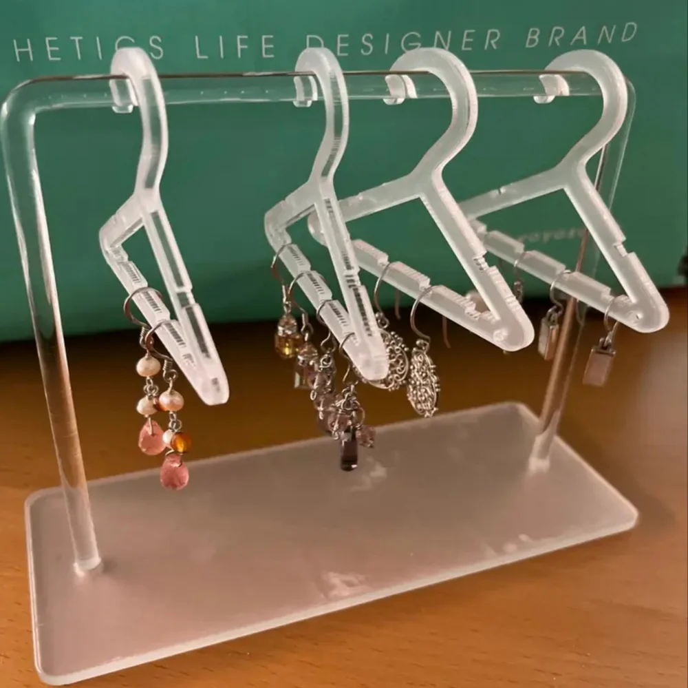 2 Packs: Clear Jewelry Earrings Hangers Holder